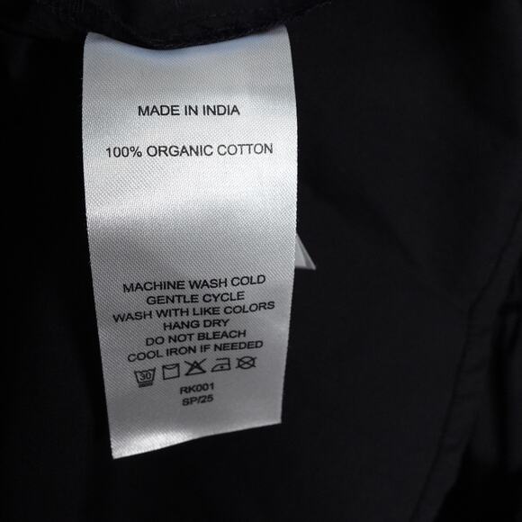 New Quince Womens Black Sleeveless Maxi Dress Organic Cotton Medium 4071A - Picture 8 of 12